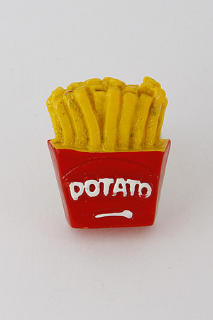 French Fries Inspired Simple Ring 6IBH8